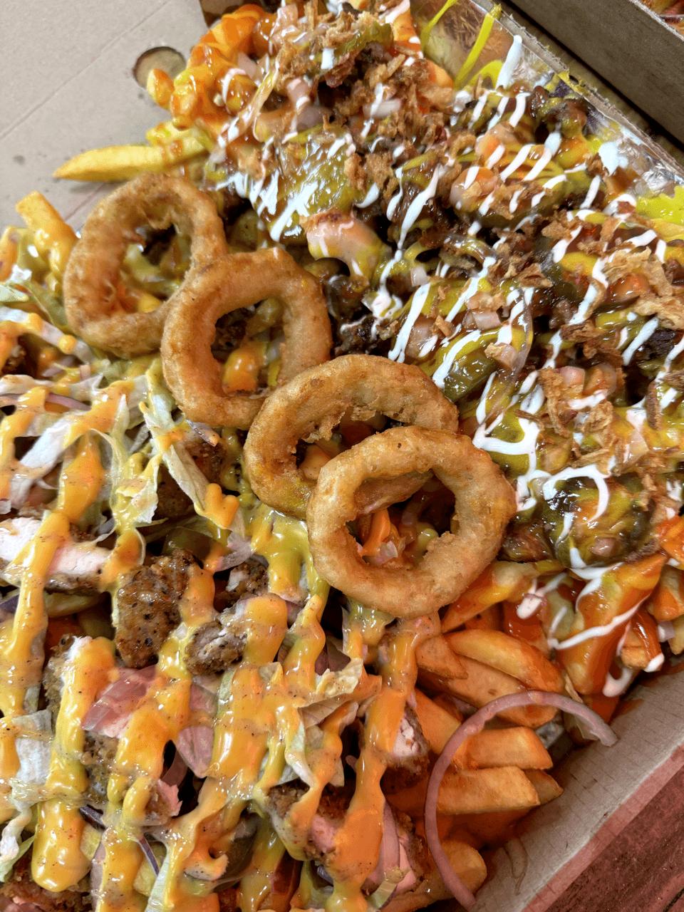 Beef n Bird Loaded Fries Munch Box 